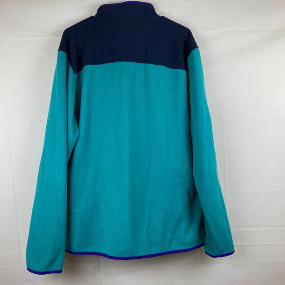 The North Face Mens XL Colorblock Fleece Pullover Zip Neck Sweatshirt 90's Y2k - Picture 7 of 7